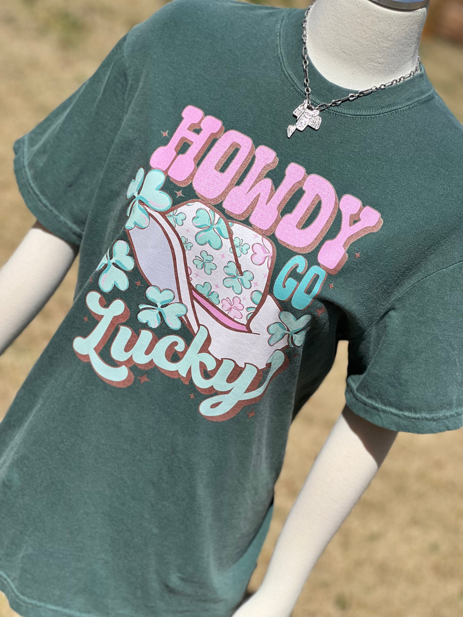 S, M, XL - Howdy Go Lucky Tee