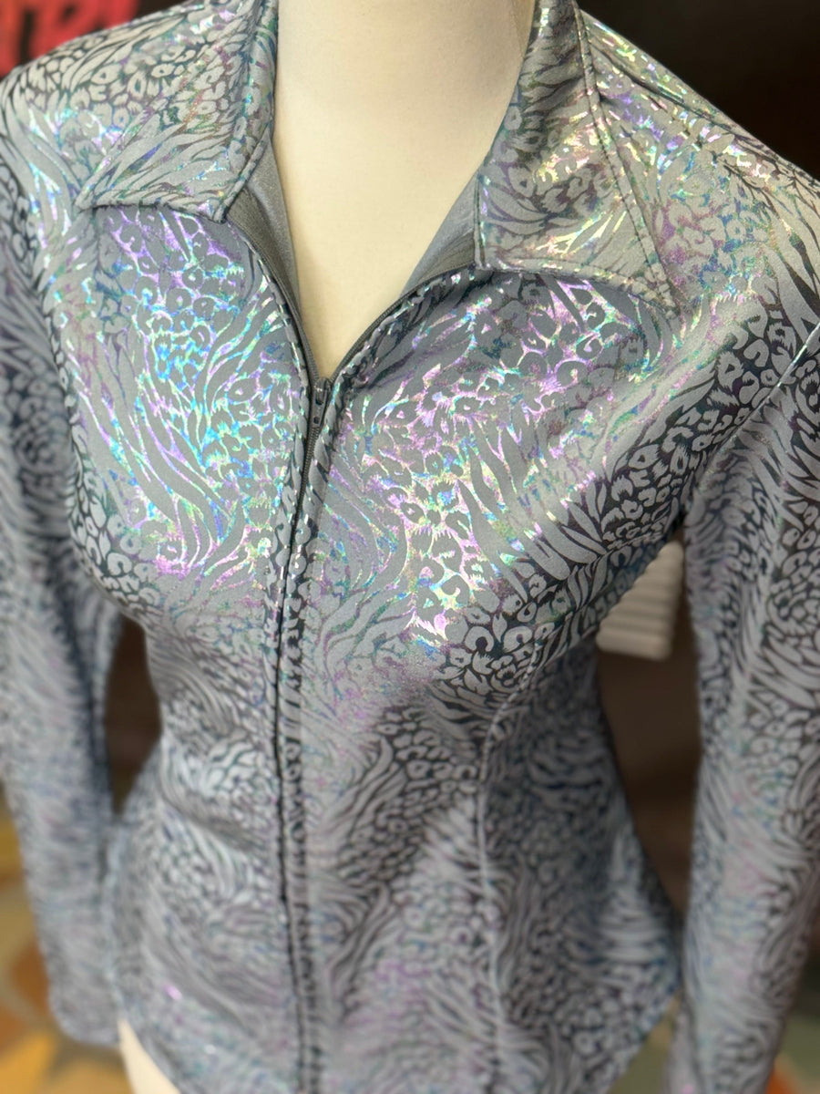 L - Lisa Leopard in Charcoal