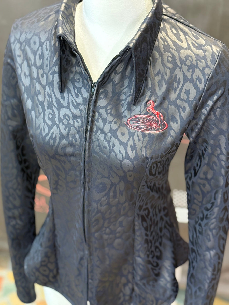 M - Black Matte Leopard