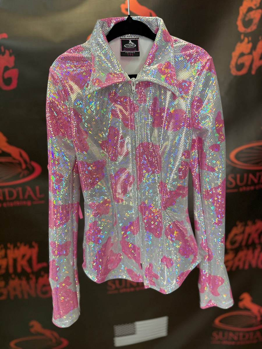 YS - Cow Print Pink + Fringe