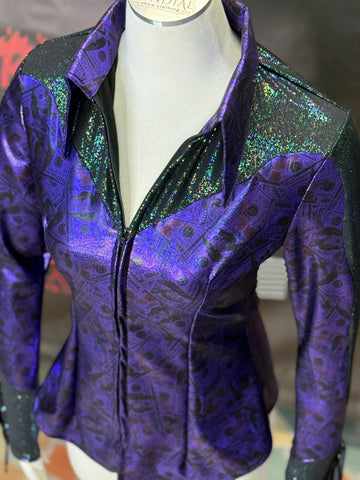 S - Purple Ghost Money Clementine Cut with Cuff