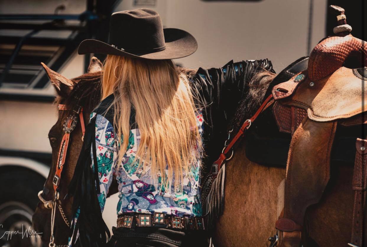 Buy Monograme Del Sol SUNDIAL Ladies Riding Show Shirt Western