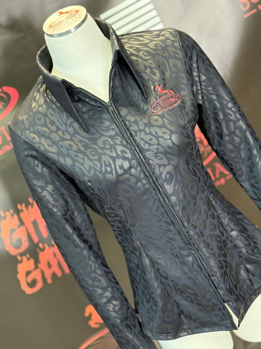 M - Black Matte Leopard