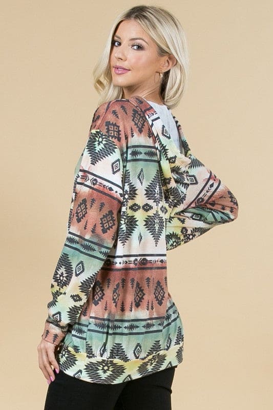 Forest Aztec Hoodie