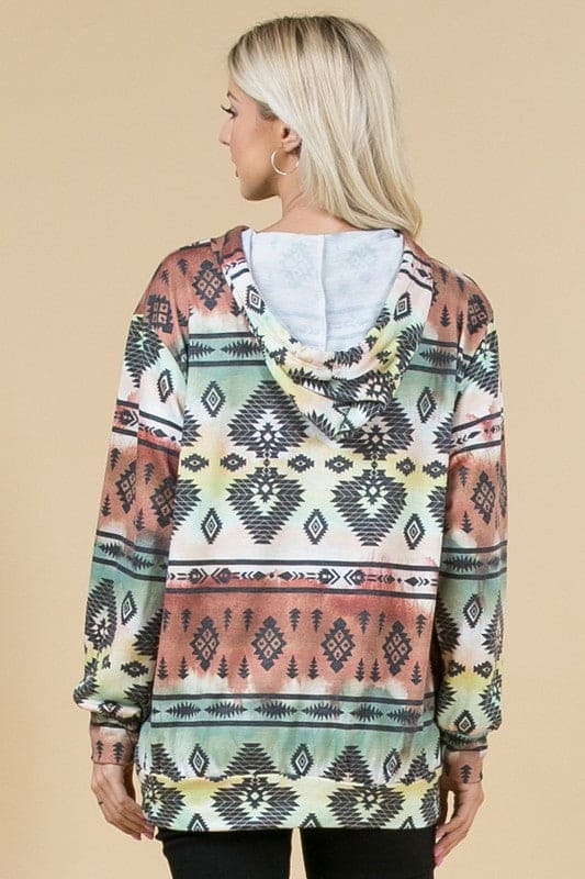 Forest Aztec Hoodie