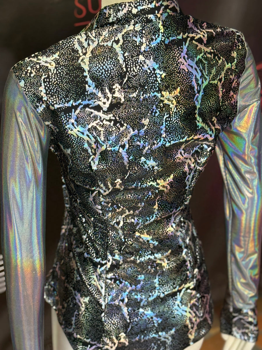 S - Silver Holo Reef + Mesh Sleeve
