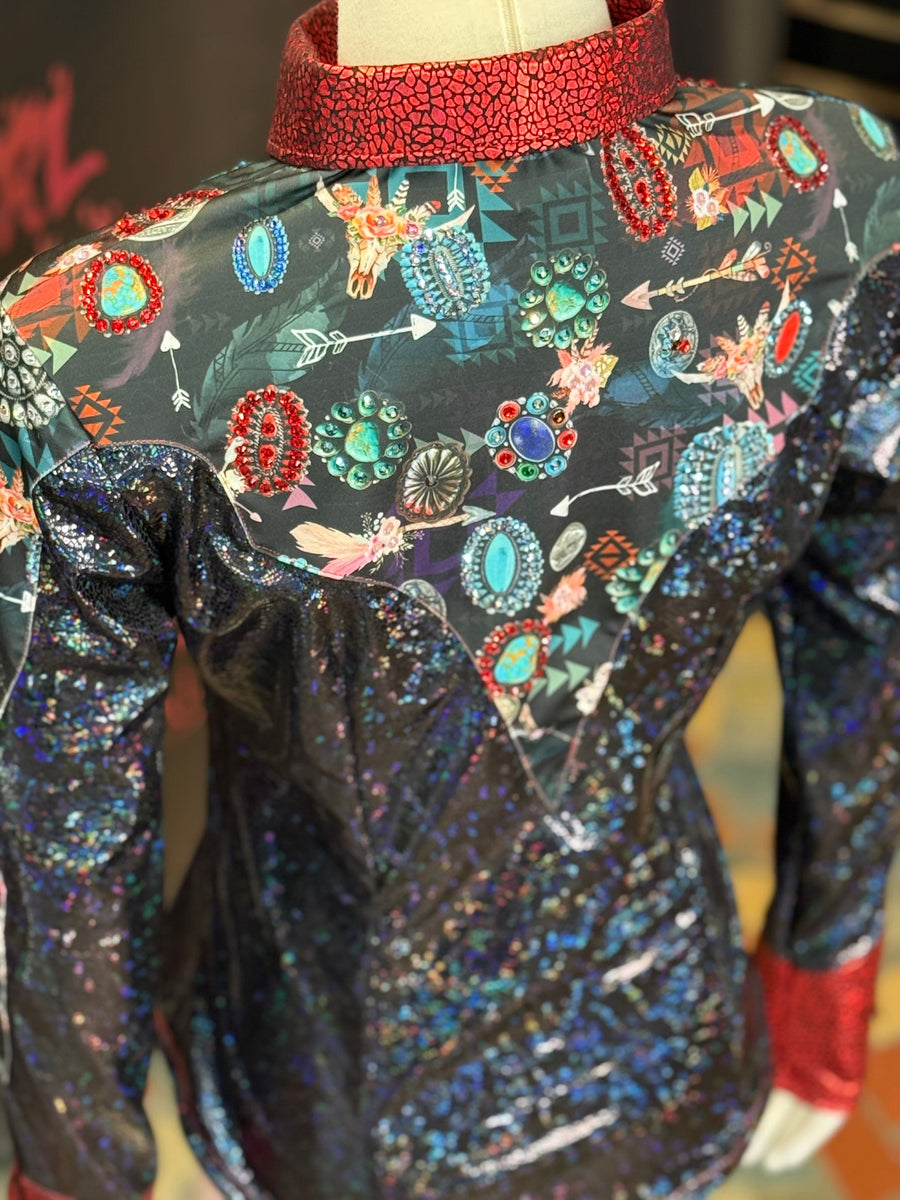 M - Squash This Clementine + Fringe/Bling