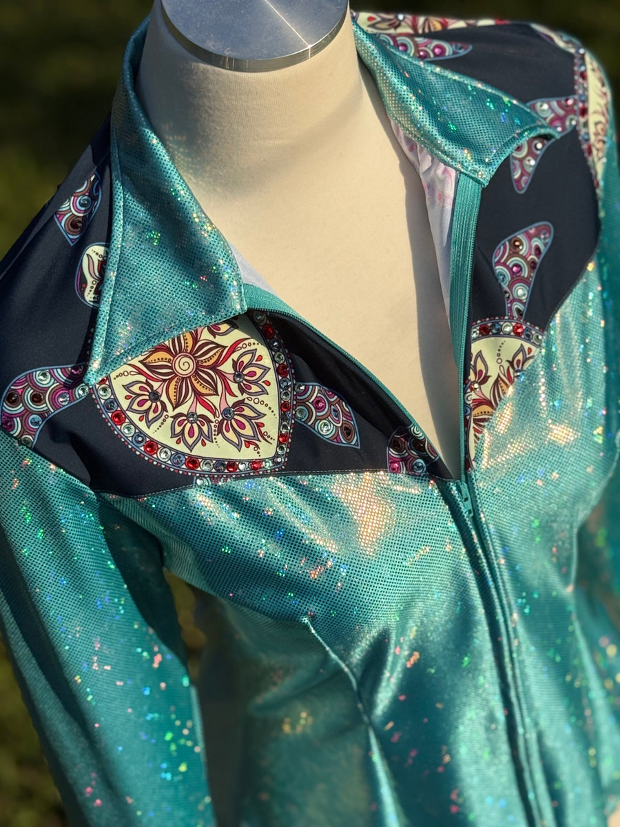 M - Sea Turtle Yoke Style + Bling