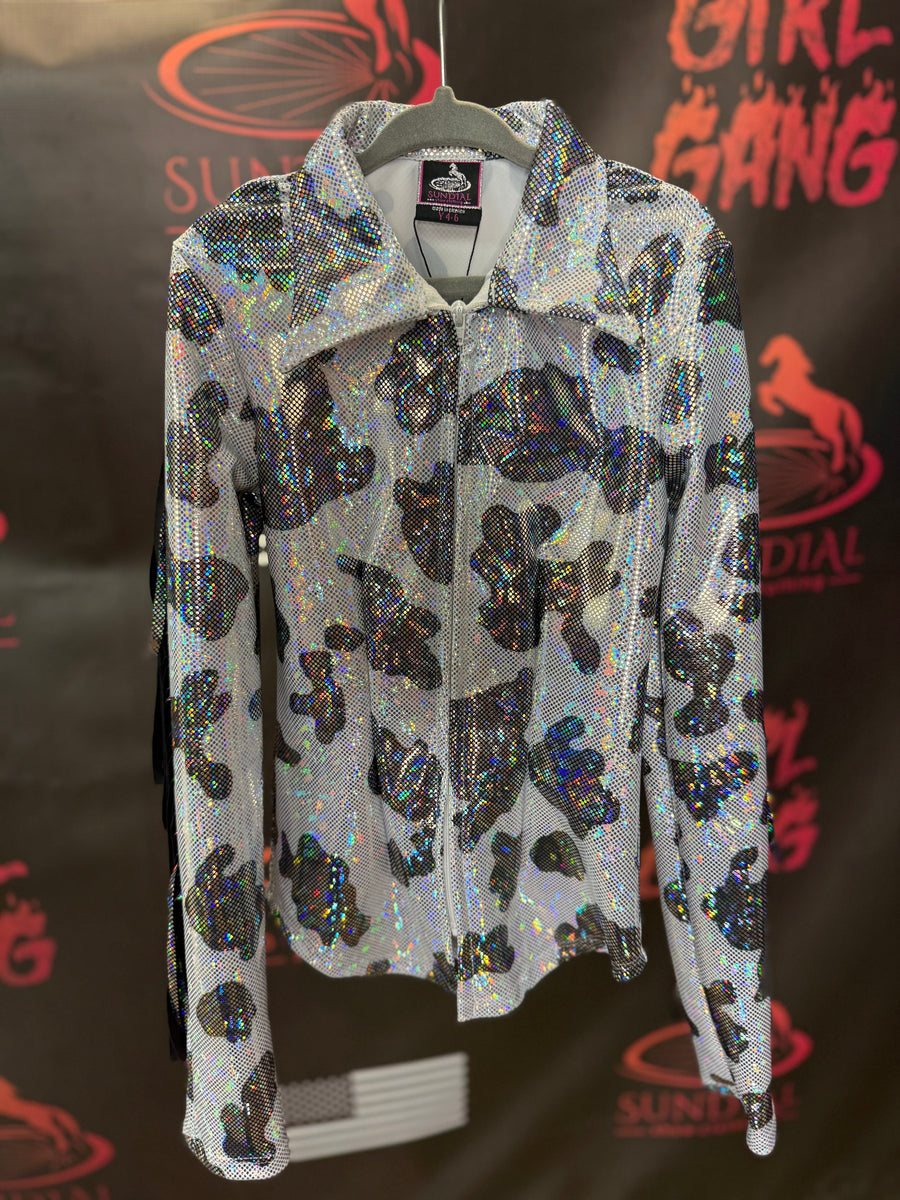 YS - Cow Print Prism + Fringe