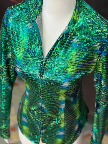 M - Green Aztec Prism