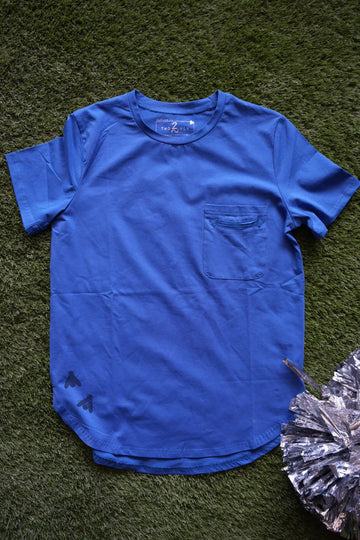 Tuxedo Tee in Royal Blue