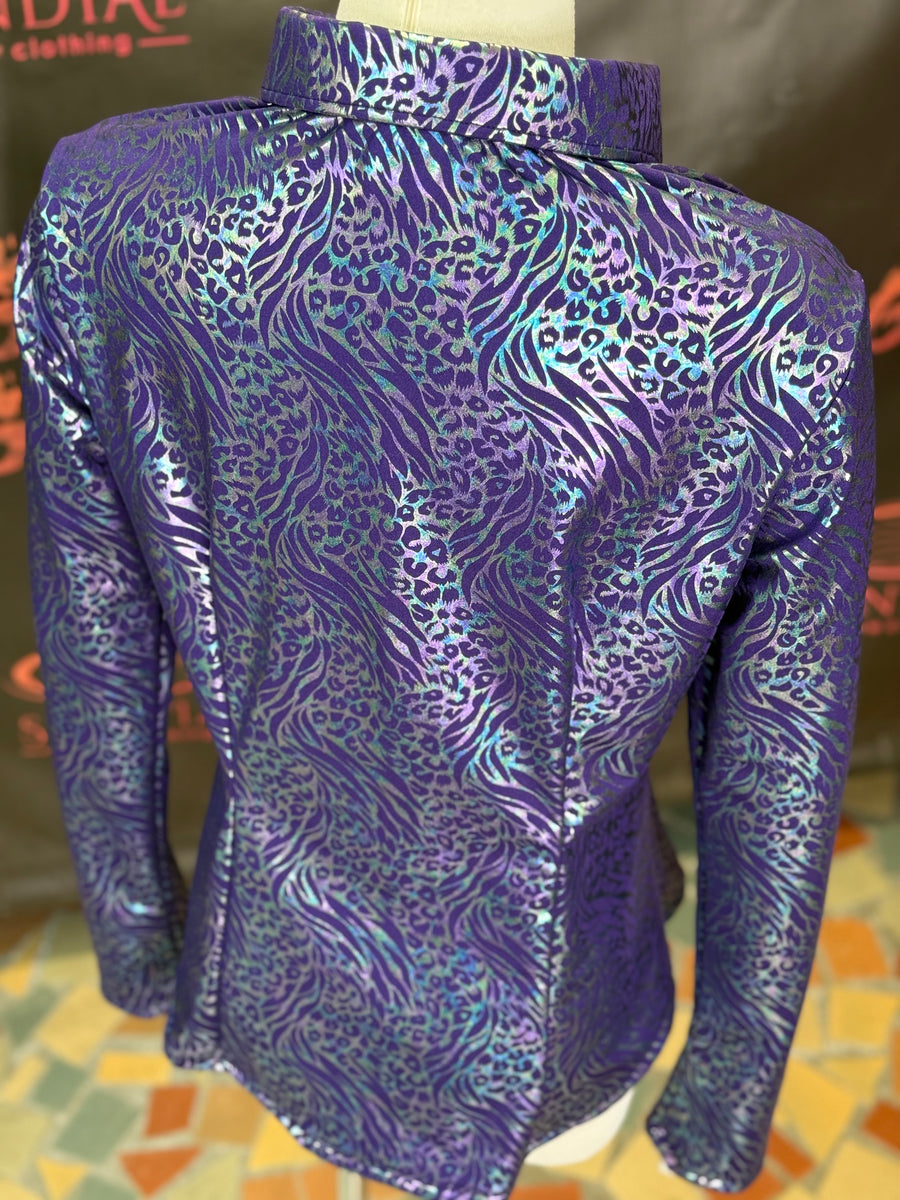 XL - Lisa Leopard in Purple
