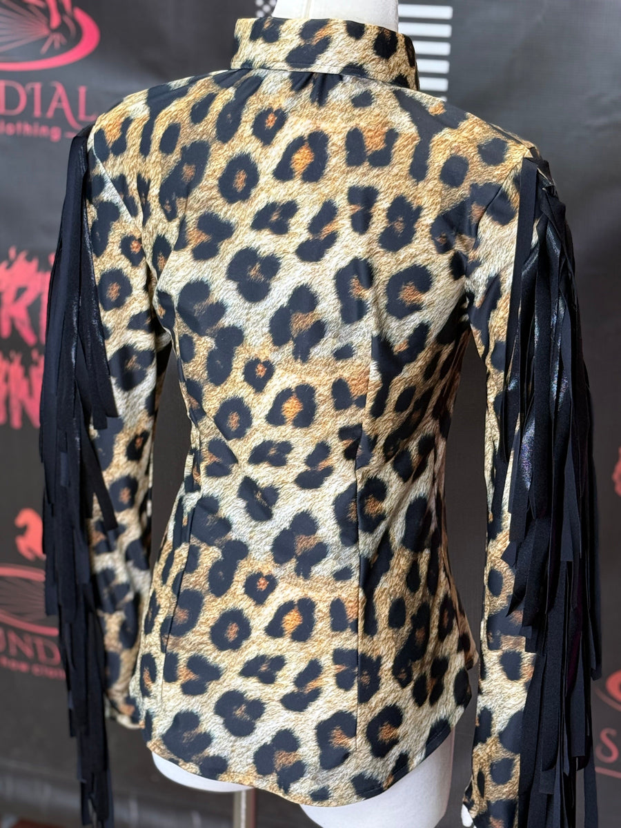 M - Friend or Faux Leopard + Fringe