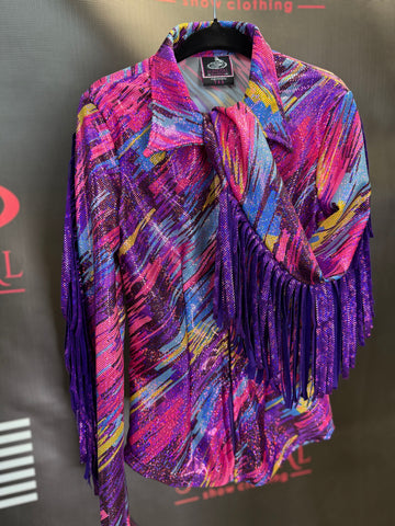 YS - Sunset Reflections Pink + Fringe