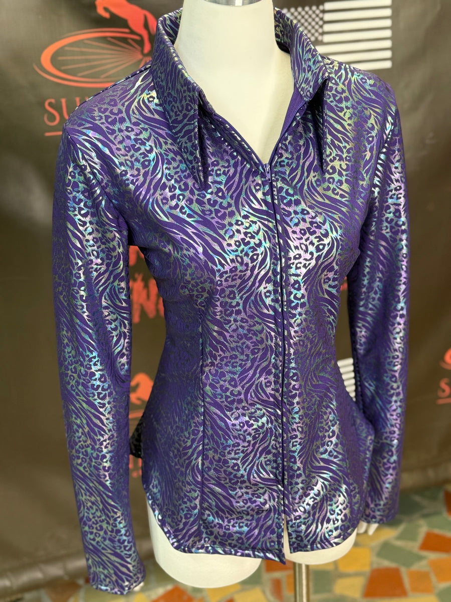 XL - Lisa Leopard in Purple