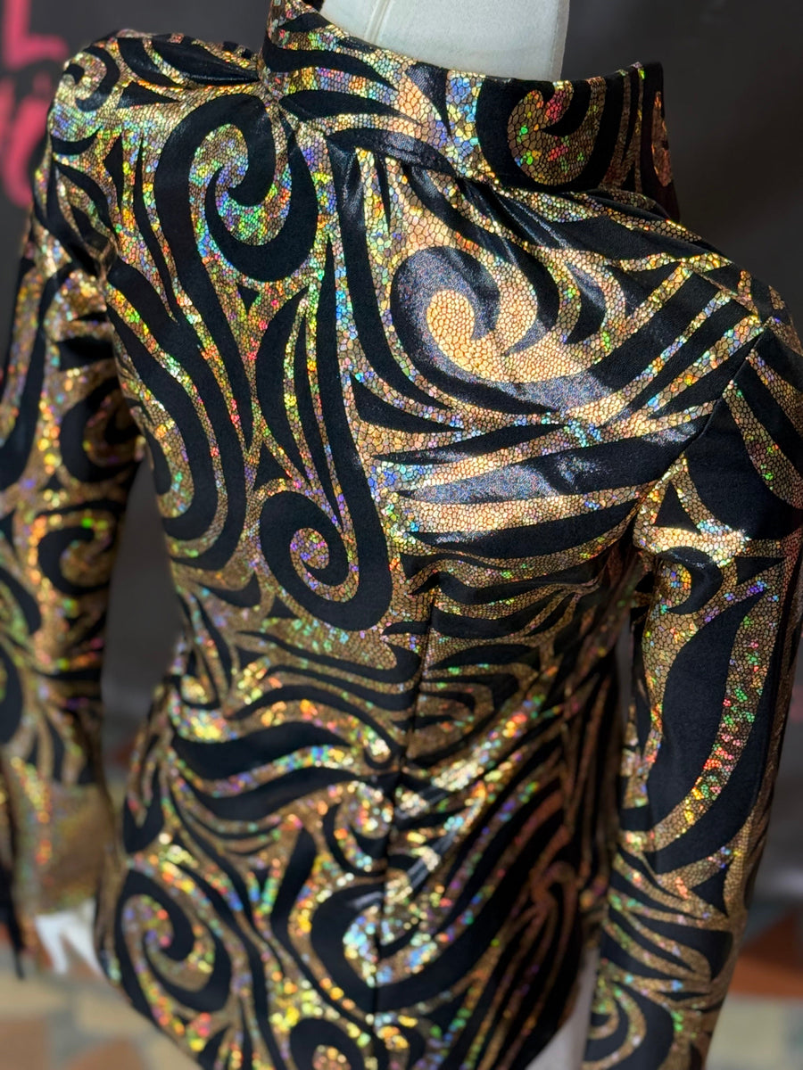 S - Gold/Black Swirl + Shotgun Cuff