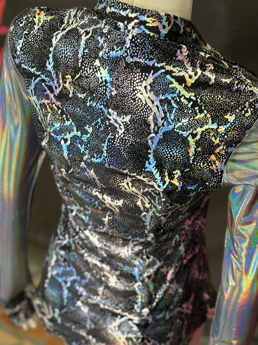 S - Silver Holo Reef + Mesh Sleeve