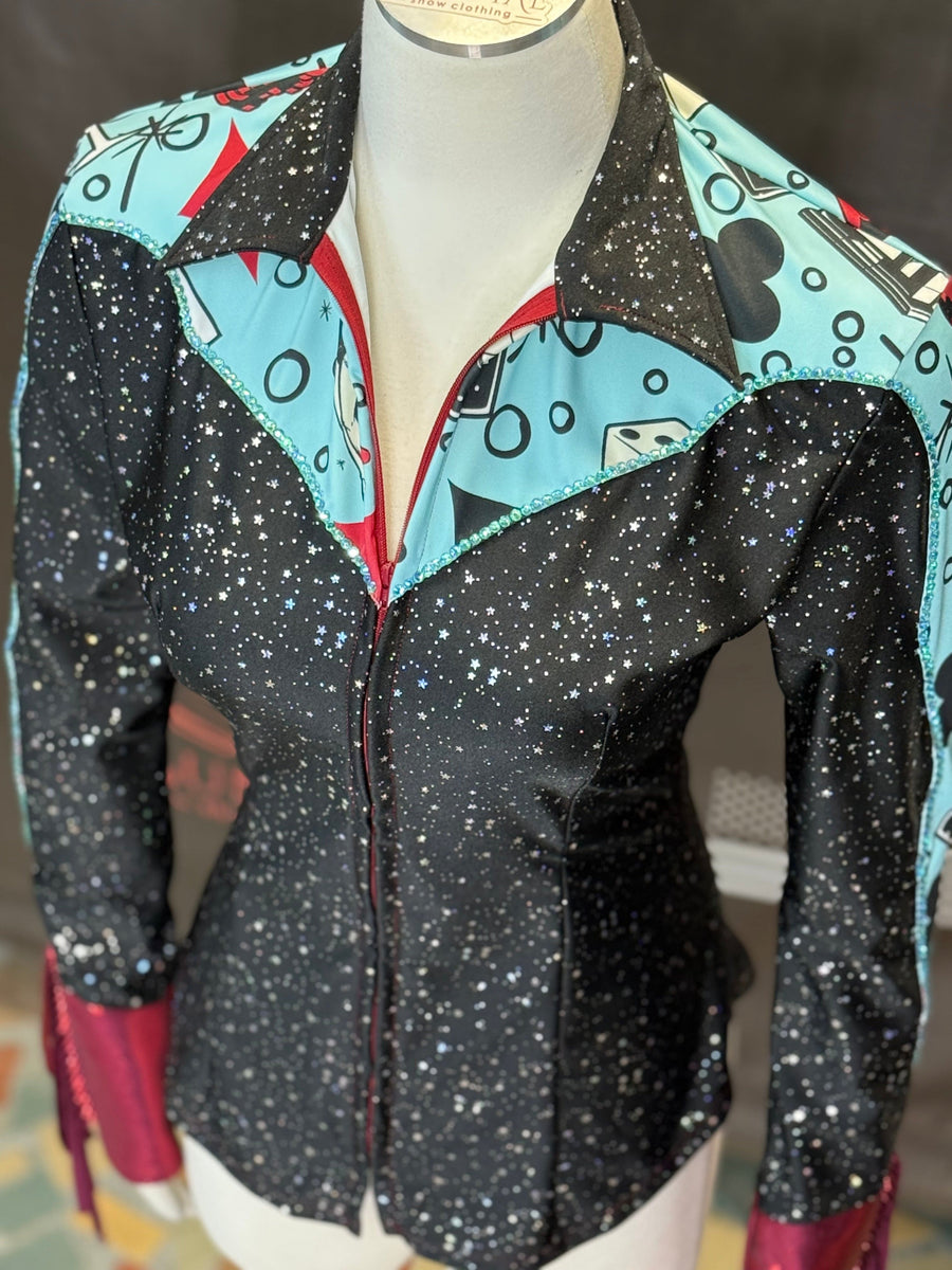 M - Showgirl Clementine + Fringe/Bling