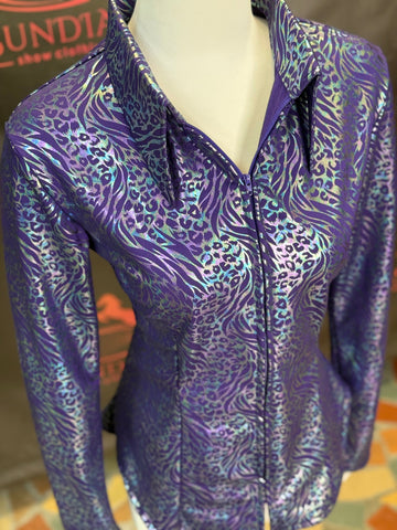 XL - Lisa Leopard in Purple