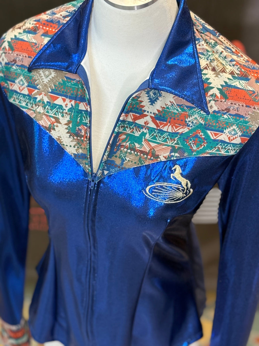 M - Blue/Canyon Spirit Aztec Yoke Style