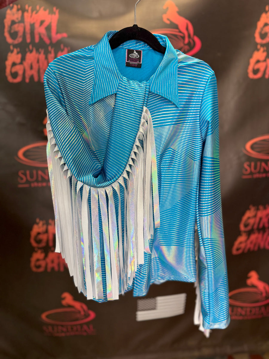 YL - Turquoise Trippy + Fringe