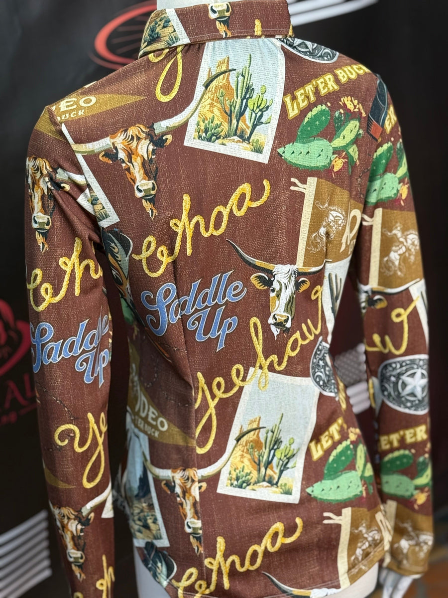 S - Let'er Buck (Brown) + Bling