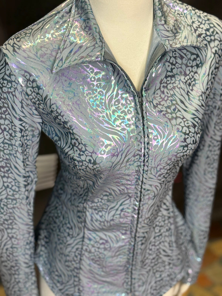 L - Lisa Leopard in Charcoal