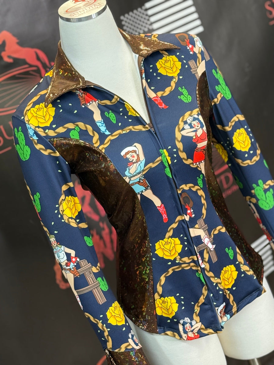 XS - Retro Roper Dolly Cut with Cuff