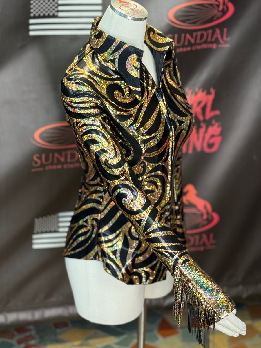 S - Gold/Black Swirl + Shotgun Cuff