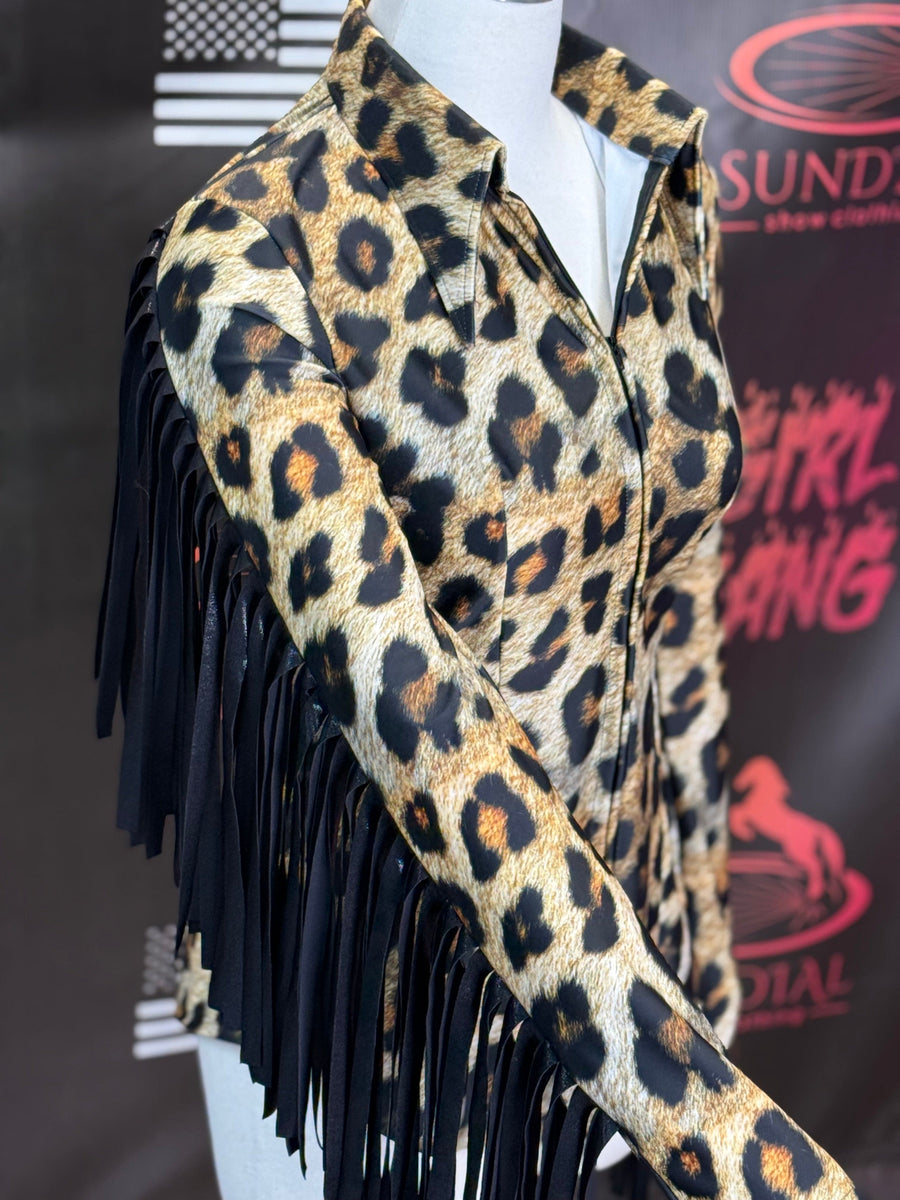 M - Friend or Faux Leopard + Fringe
