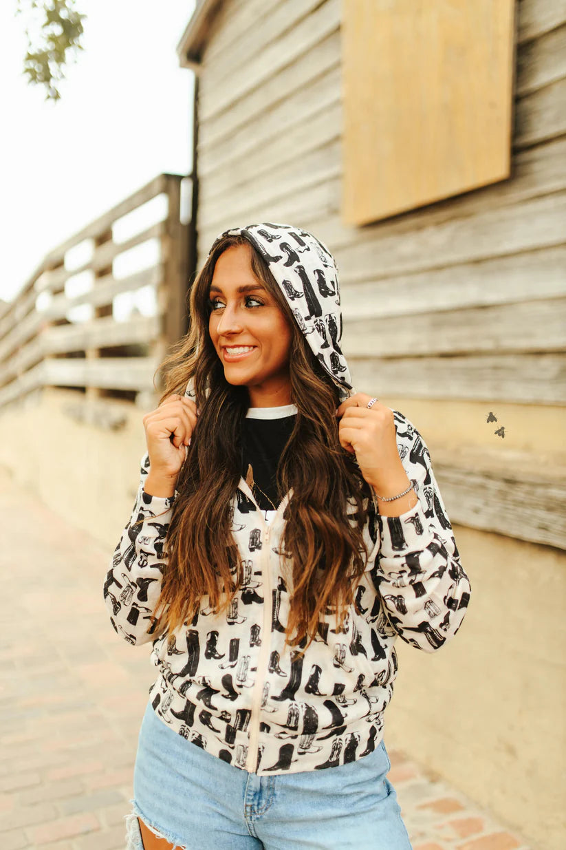 S- Kickin It Zip Hoodie