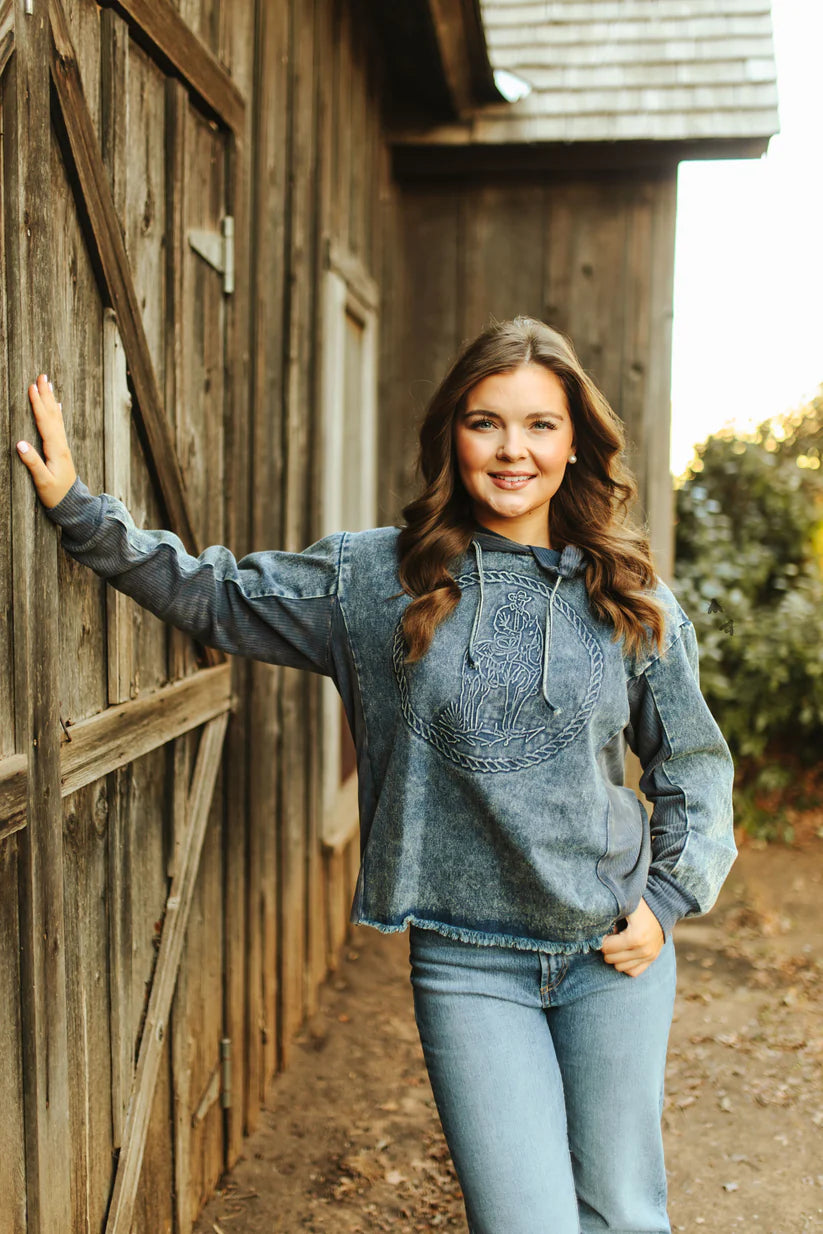 Denim Darlin' Hoodie