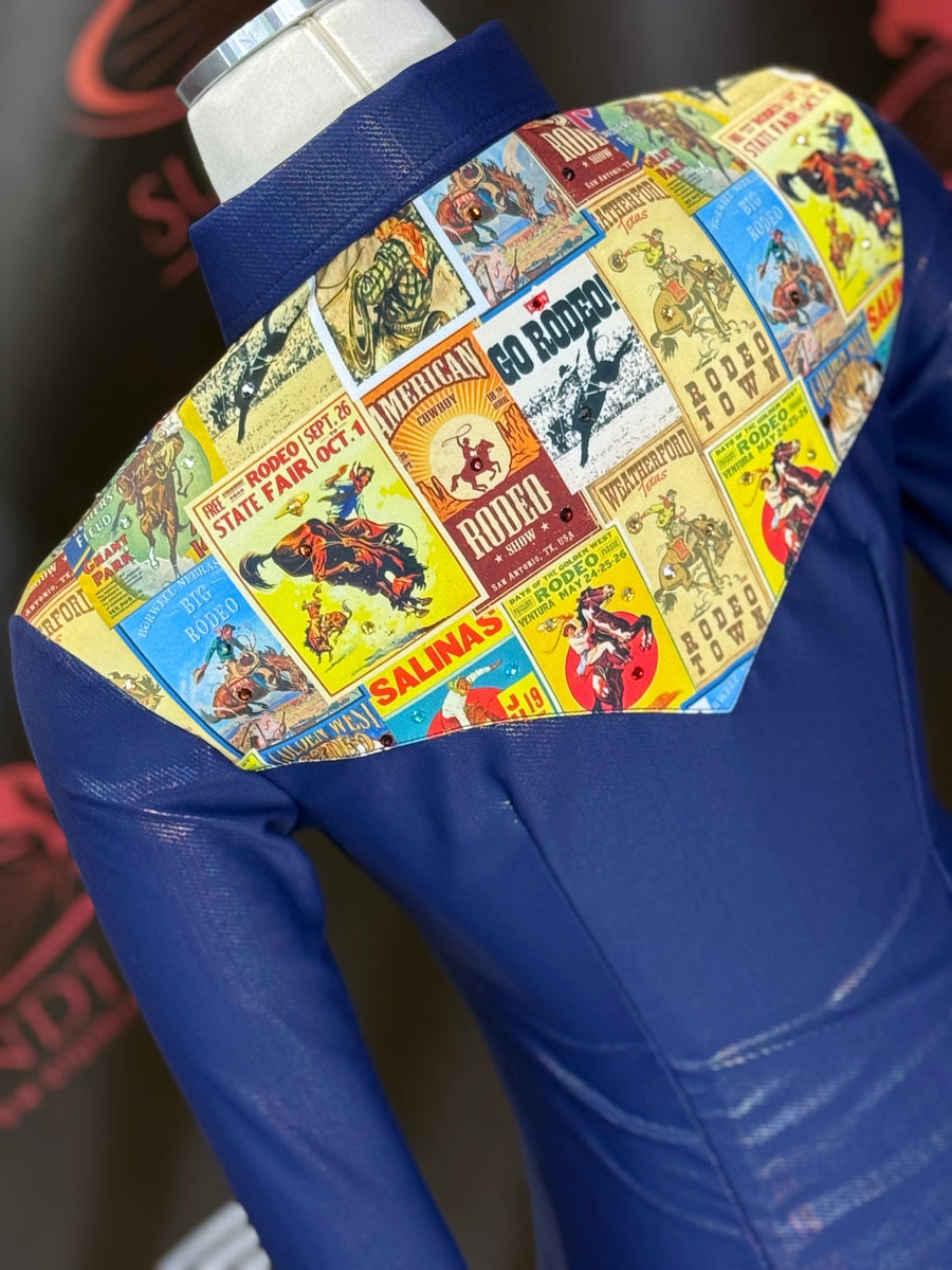 XS - Retro Rodeo Yoke Style + Bling