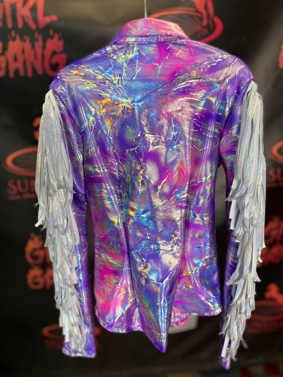 YS - Pink/Purple Thunder + Fringe