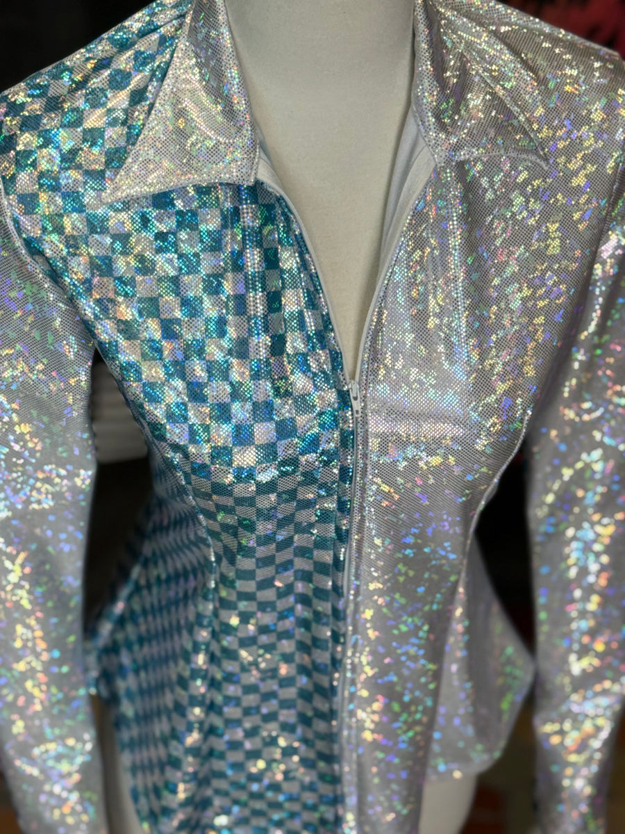 M - Aqua Reality Check Colorblock Mix