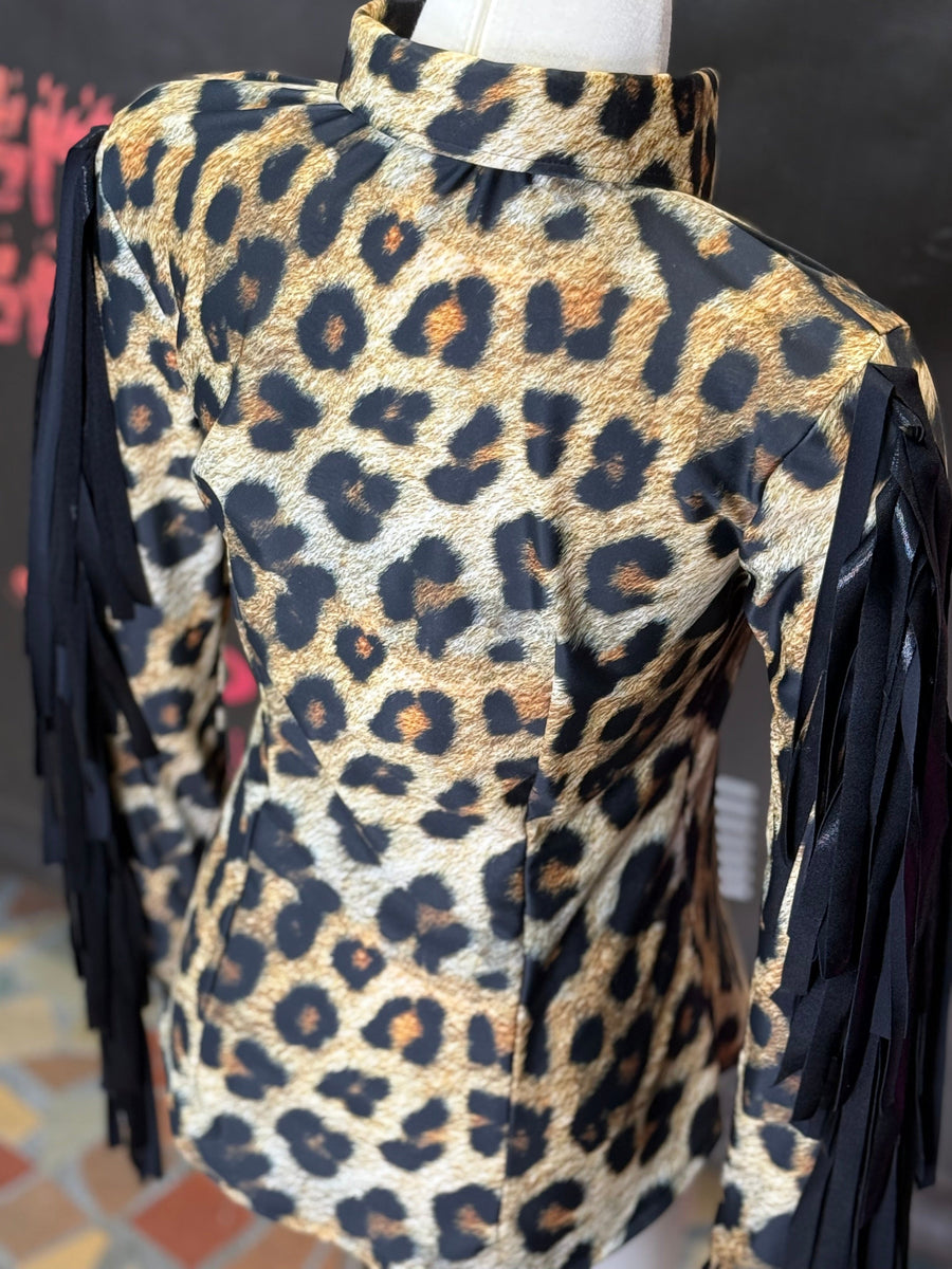 M - Friend or Faux Leopard + Fringe