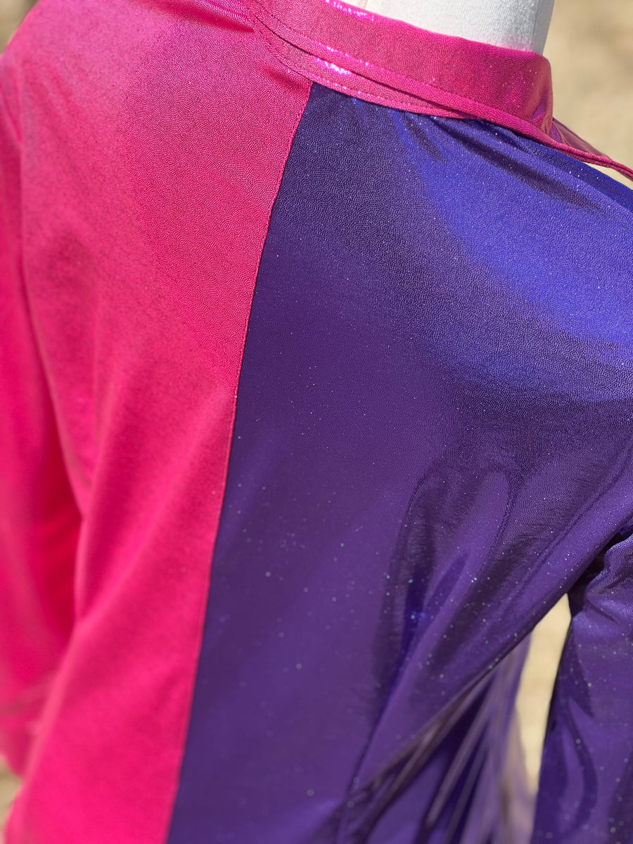 L - Pink/Purple Split Shirt