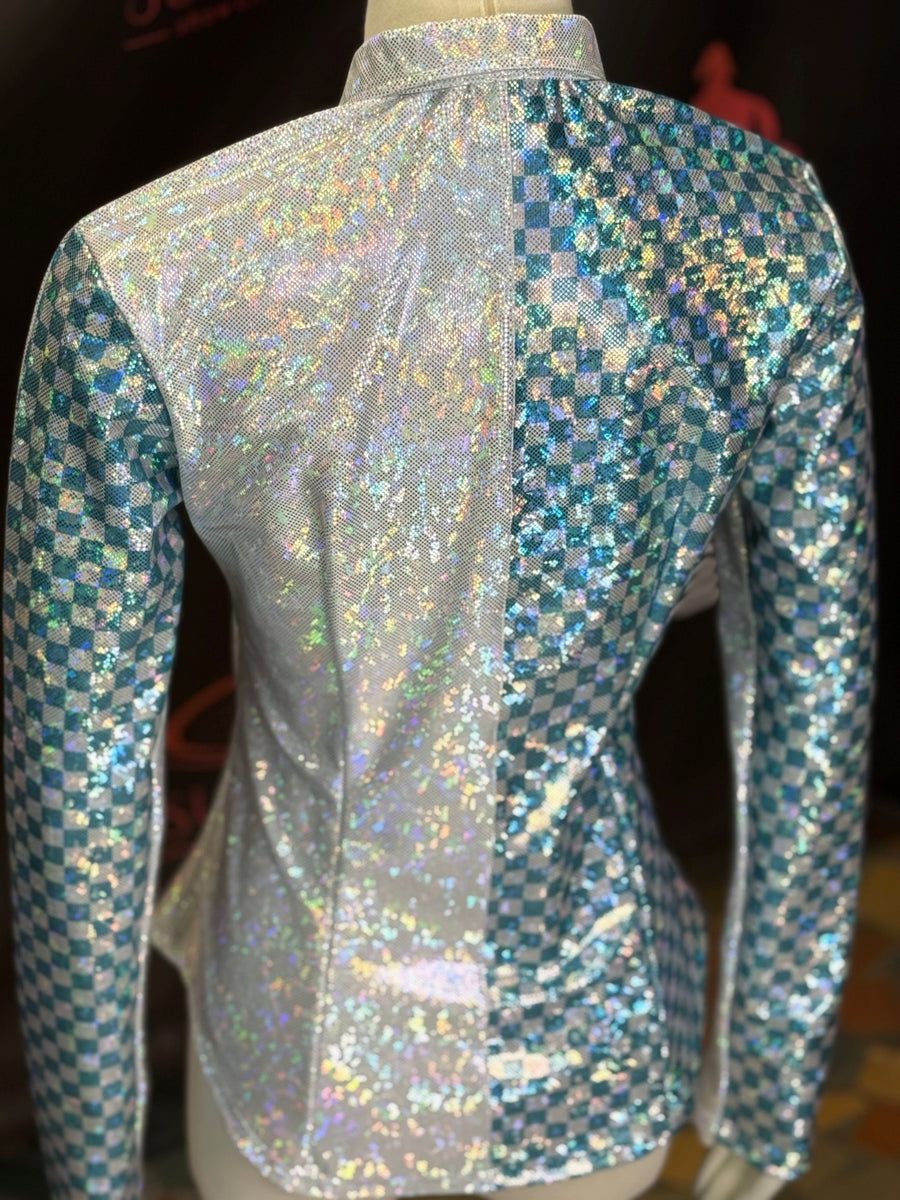 M - Aqua Reality Check Colorblock Mix