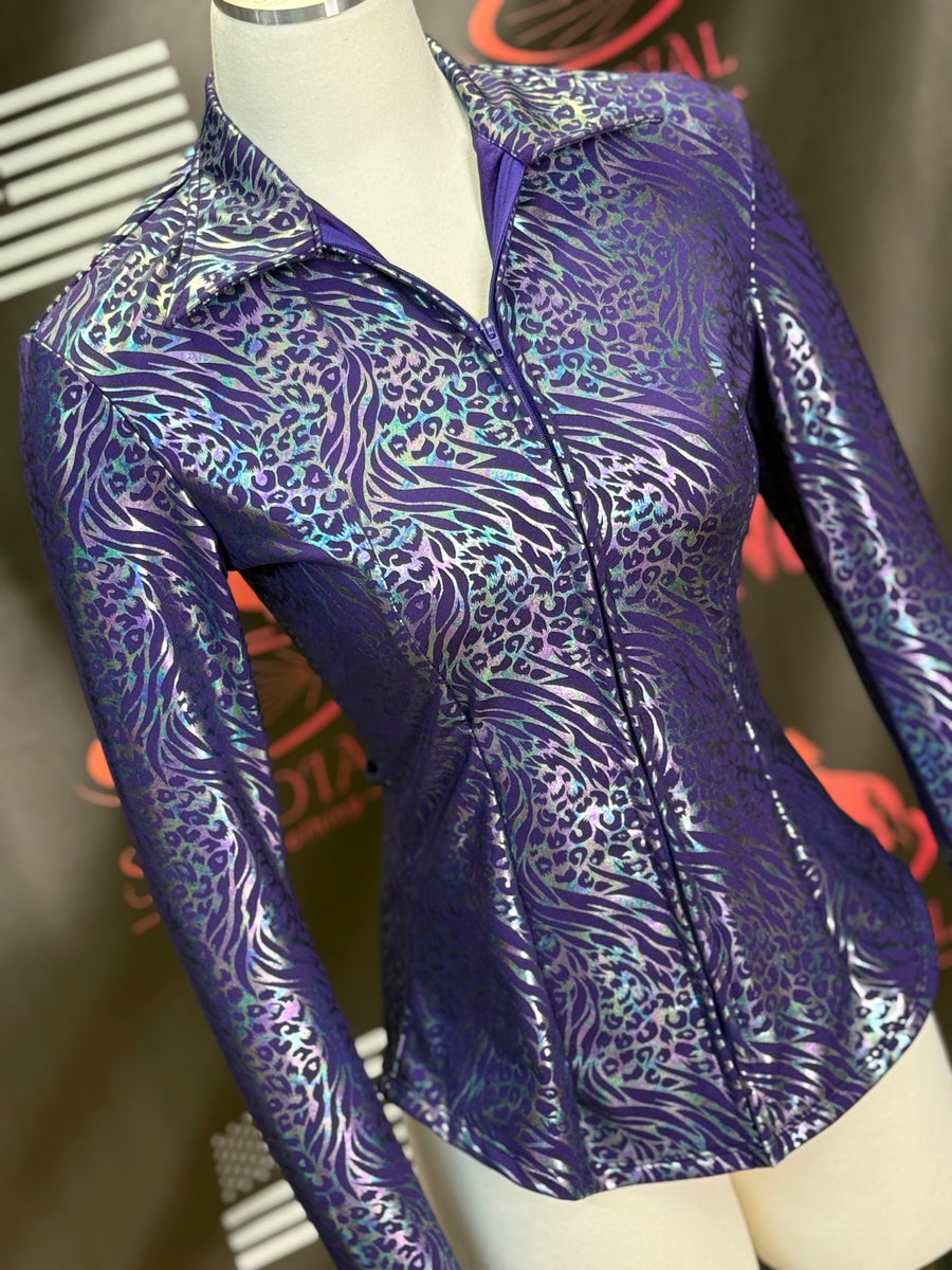 XS - Lisa Leopard in Purple