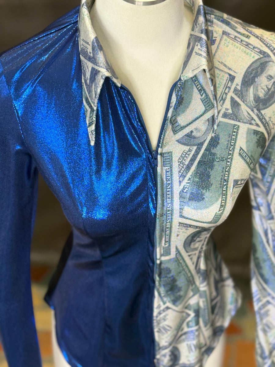 XS - Blue Paper Split