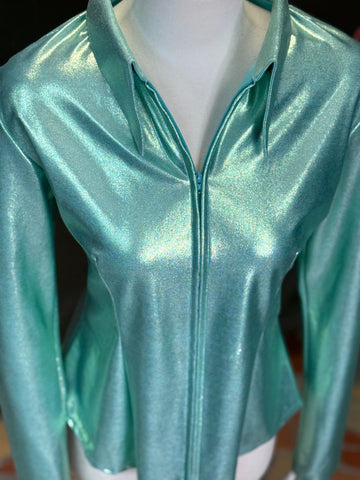 XL - Tiffany/Mint Shimmer