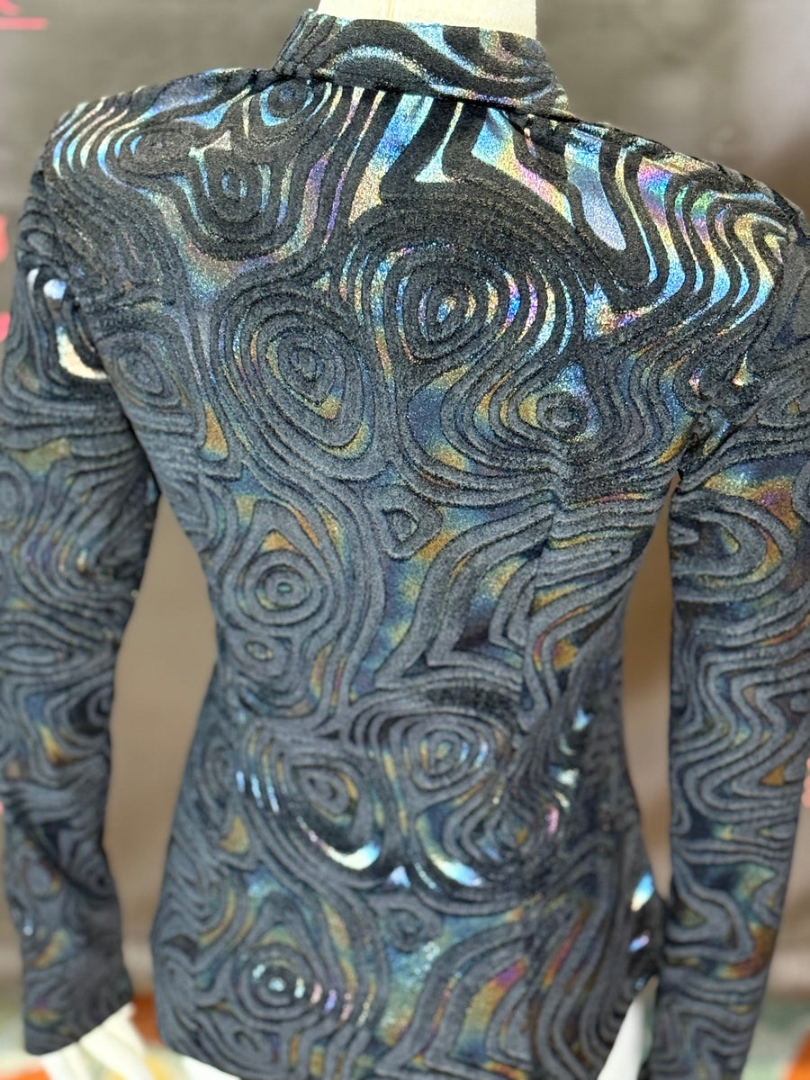 M - Sonic Velvet Swirl in Black