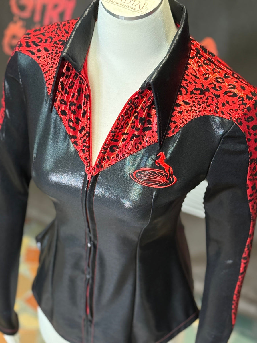 XS - Reba Red Leopard Clementine Cut