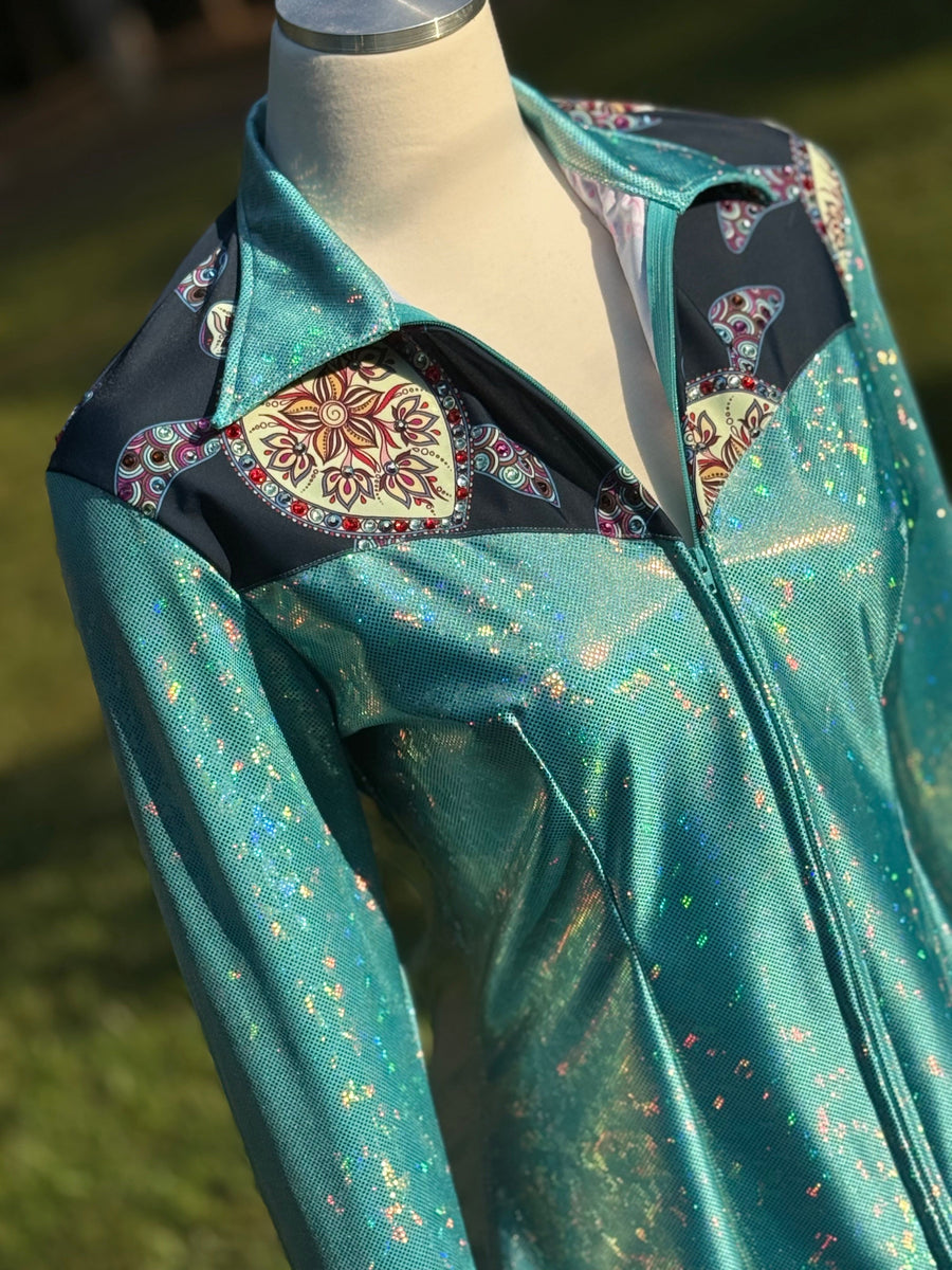 M - Sea Turtle Yoke Style + Bling