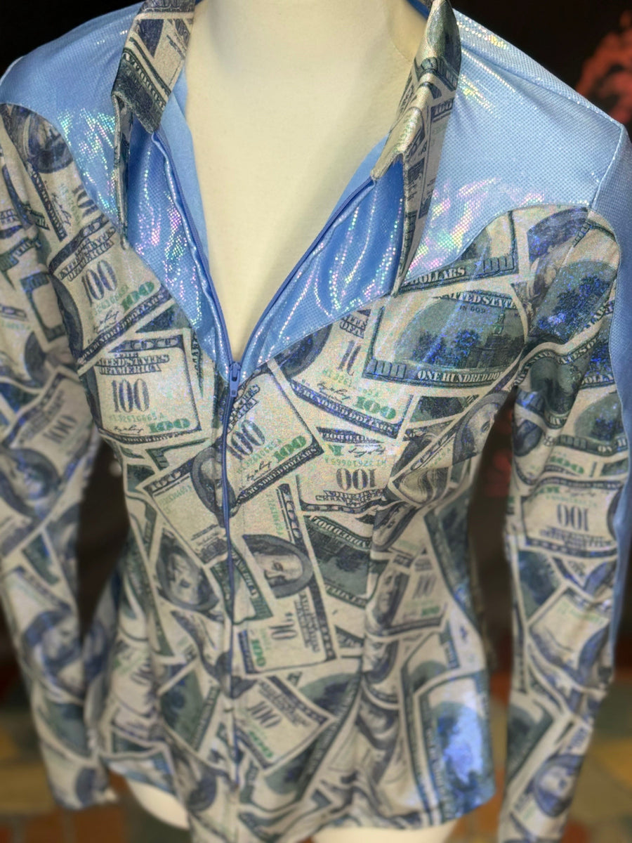 M - Powder Blue Paper Clementine Cut