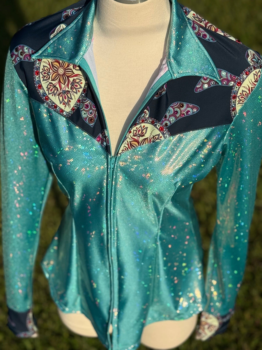 M - Sea Turtle Yoke Style + Bling