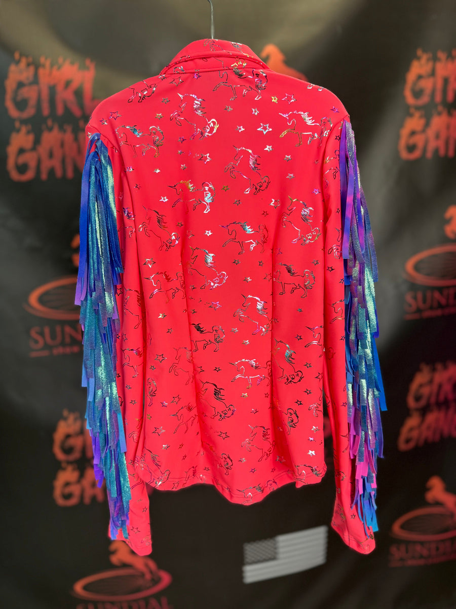 YS - Unicorn Coral + Fringe