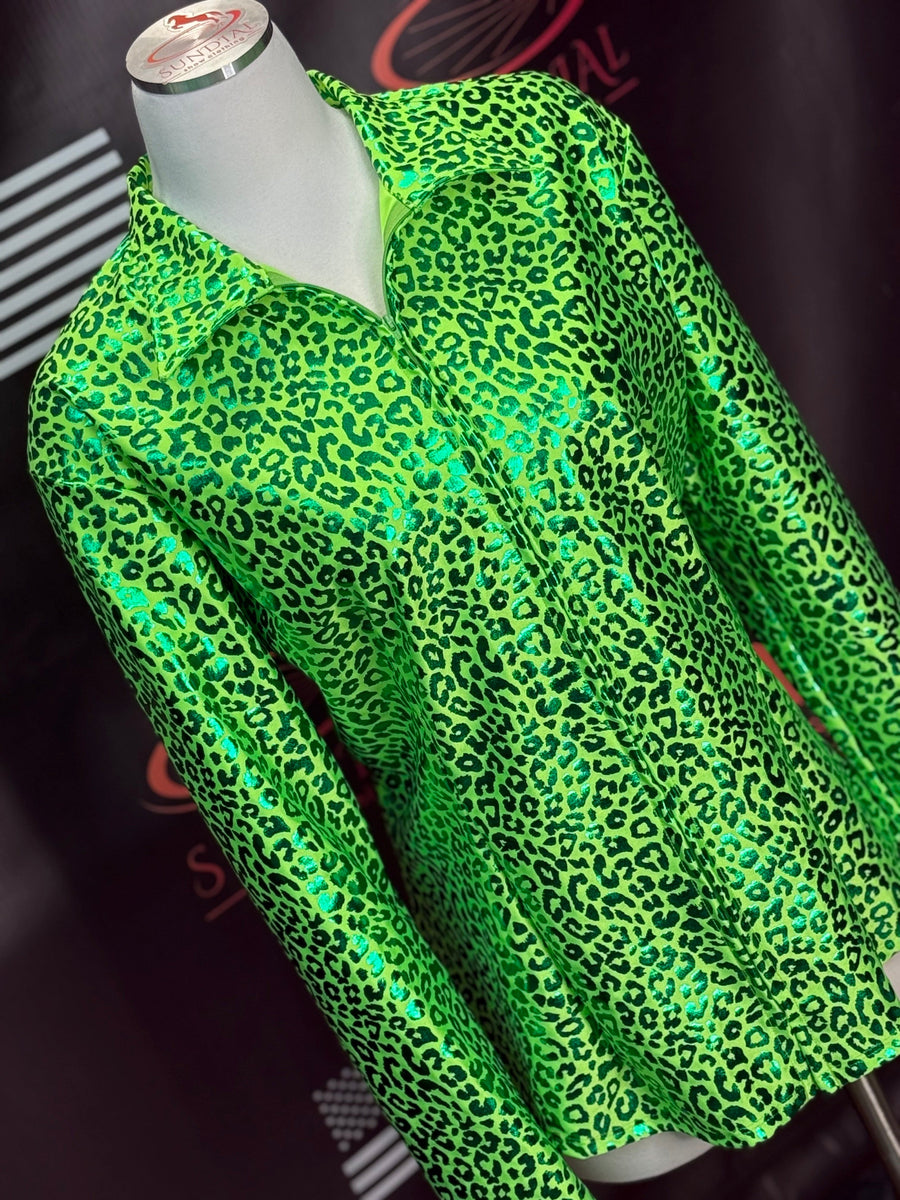 3X - Lime Green Leopard