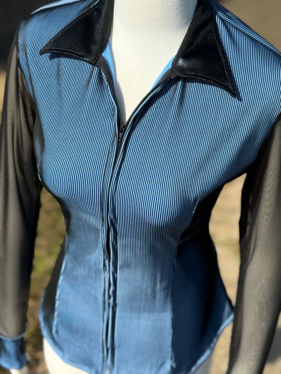 M - Rivera Stripe Mesh Sleeve