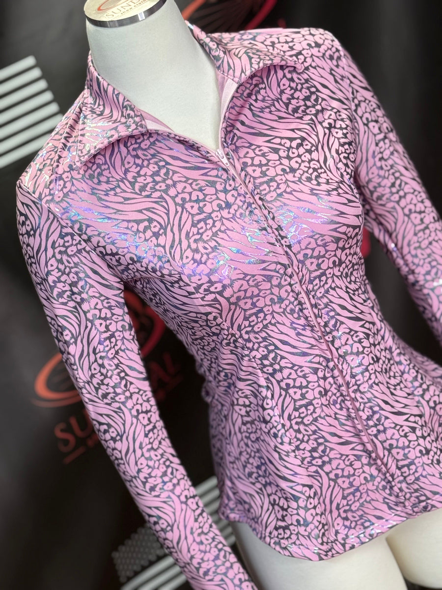 XS - Lisa Leopard in Blush